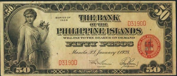 50 Pesos from Philippines