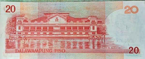20 Piso 60 years Central Banking from Philippines