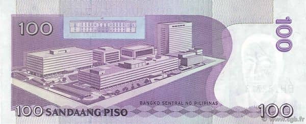 100 Piso 60th Anniversary Bangko Sentral from Philippines