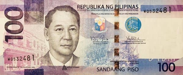 100 Piso from Philippines