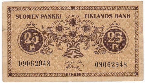 25 Penniä from Finland