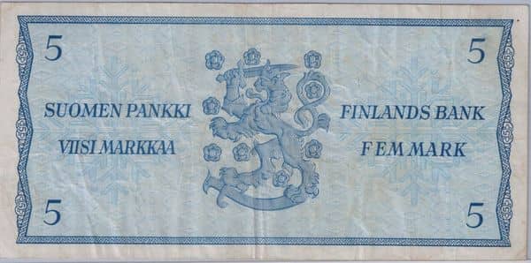 5 Markkaa from Finland