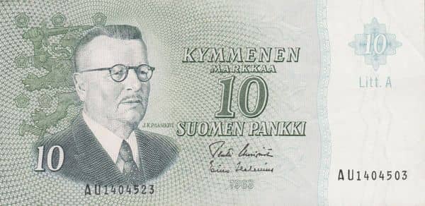 10 Markkaa from Finland