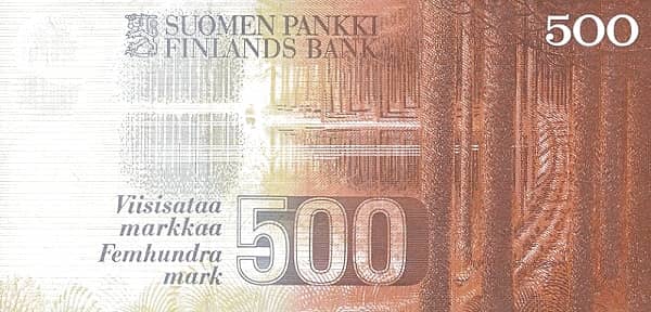 500 Markkaa from Finland