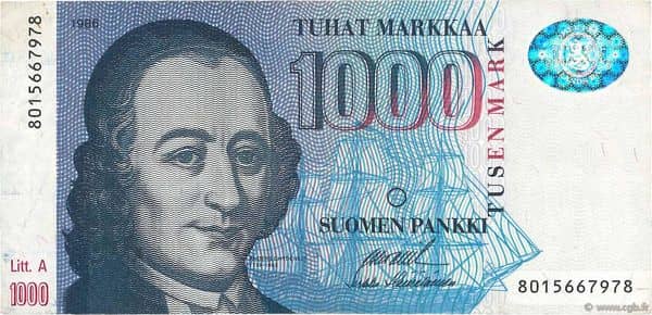 1000 Markkaa from Finland