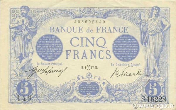 5 Francs from France