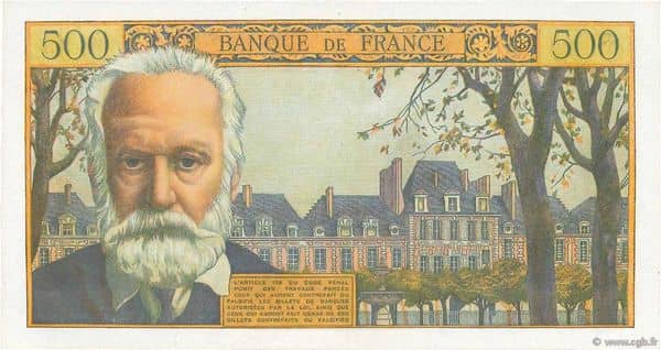 500 francs Victor Hugo from France