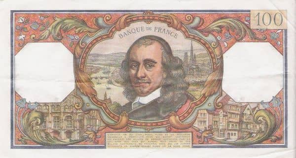 100 Francs Corneille from France