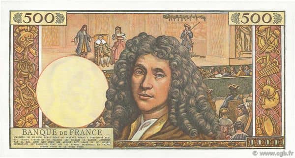 500 nouveaux Fancs Molière from France