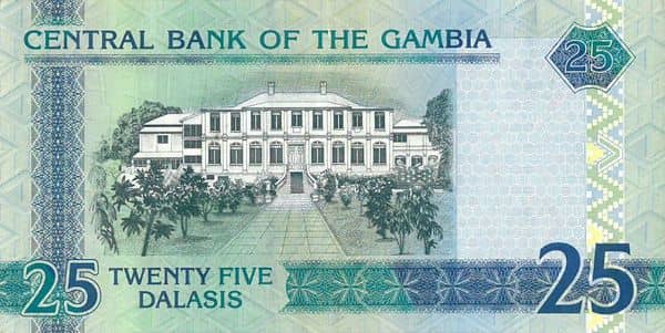 25 Dalasis from Gambia