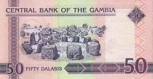 50 Dalasis from Gambia