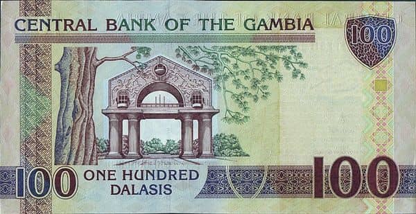 100 Dalasis from Gambia
