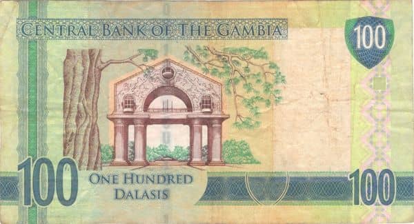 100 Dalasis from Gambia