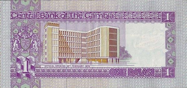 1 Dalasi Opening of the Central Bank of The Gambia's Building from Gambia
