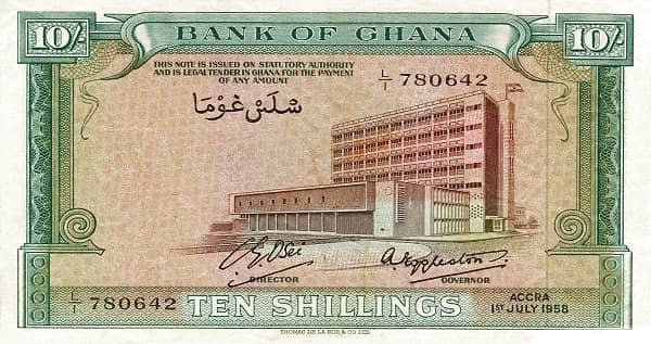 10 Shillings from Ghana