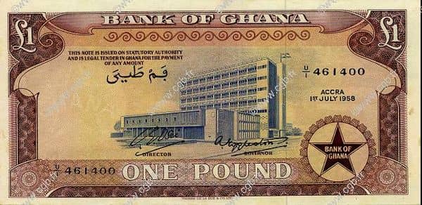 1 Pound from Ghana