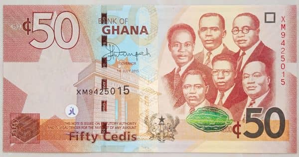 50 Cedis from Ghana