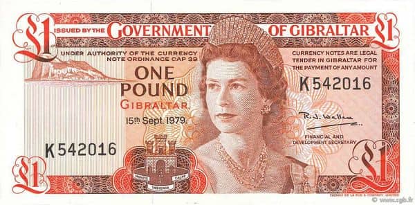 1 Pound Elizabeth II from Gibraltar