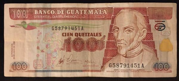 100 Quetzales from Guatemala