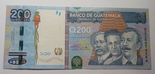 200 Quetzales from Guatemala