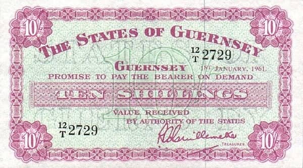 10 Shillings from Guernsey