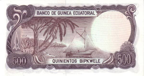 500 Bipkwele from Equatorial Guinea