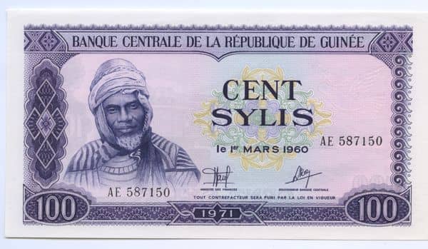 100 Sylis from Guinea