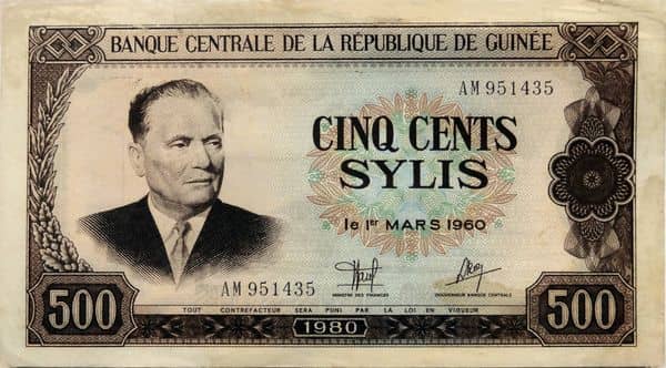 500 Sylis from Guinea
