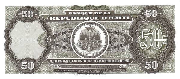 50 Gourdes from Haiti