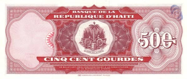 500 Gourdes from Haiti