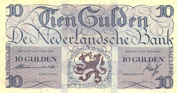 10 Gulden Lieftincktientje from Netherlands 