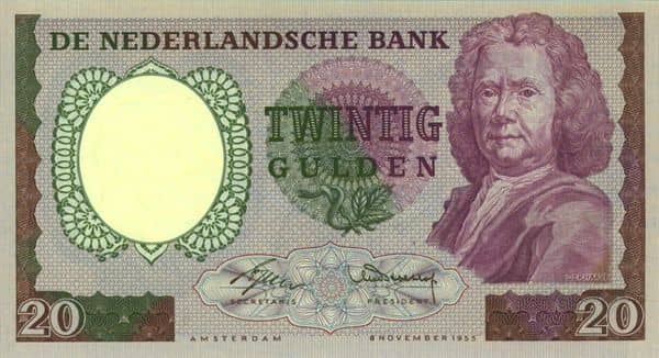 20 Gulden from Netherlands 