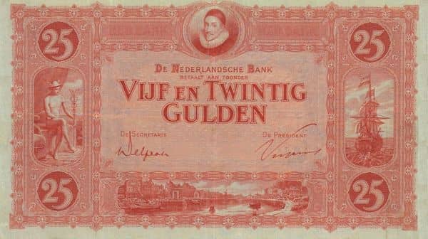 25 Gulden from Netherlands 