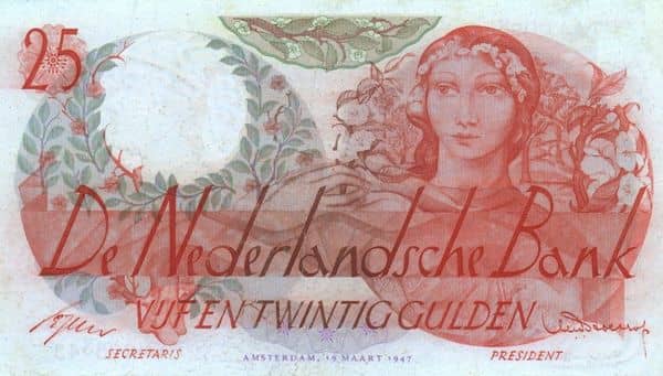 25 Gulden from Netherlands 