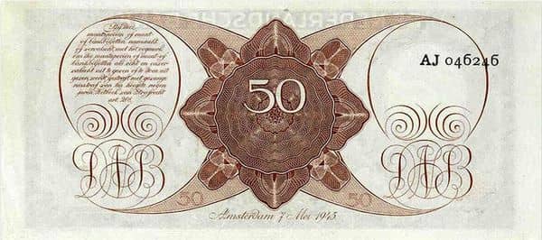 50 Gulden Stadhouder Willem III from Netherlands 