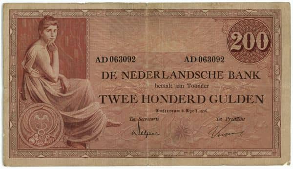 200 Gulden from Netherlands 