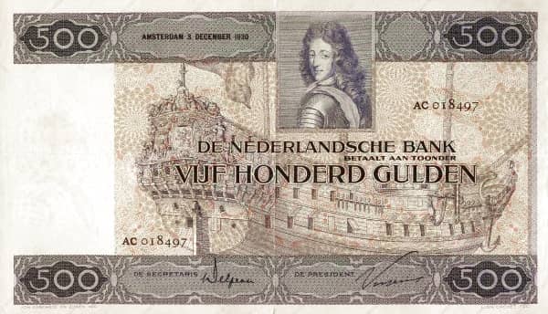 500 Gulden from Netherlands 