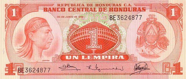 1 Lempira from Honduras