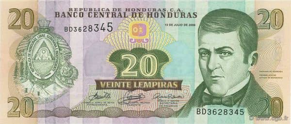 20 Lempiras from Honduras