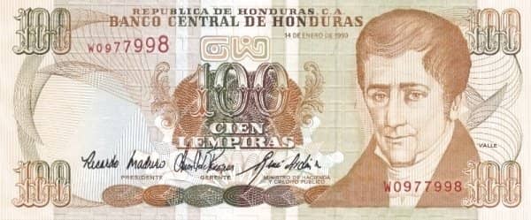 100 Lempiras from Honduras