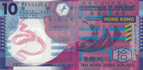 10 Dollars from Hong Kong