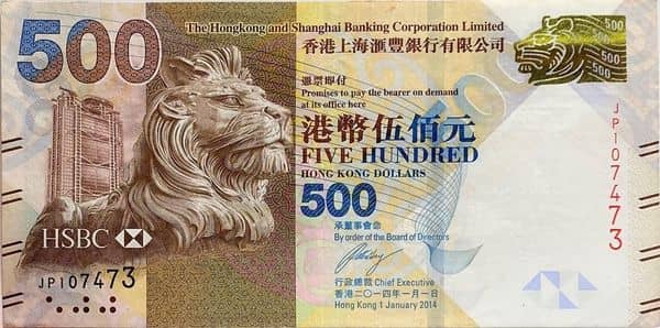 500 Dollars from Hong Kong