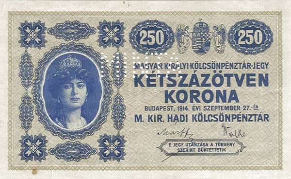 250 Korona Princess Zita from Hungary