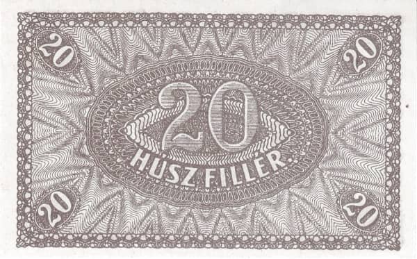 20 Fillér from Hungary