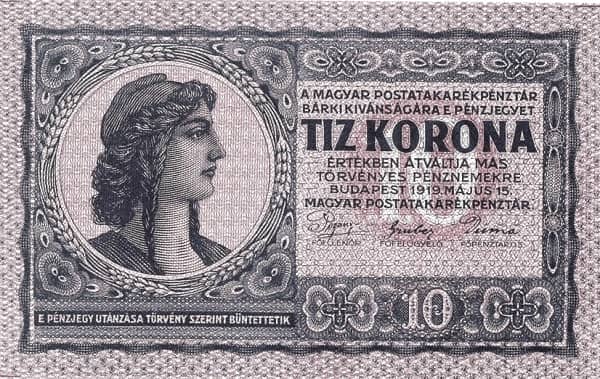 10 Korona from Hungary