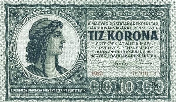 10 Korona from Hungary