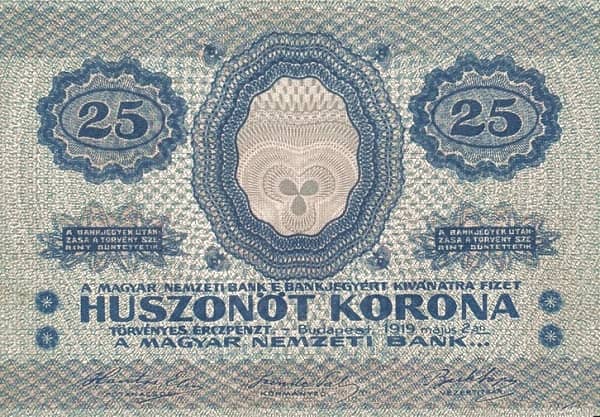 25 Korona from Hungary