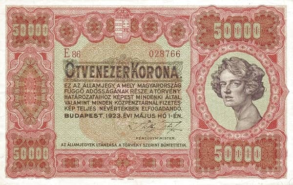 50000 Korona from Hungary