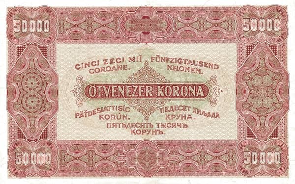 50000 Korona from Hungary