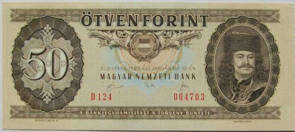 50 Forint from Hungary